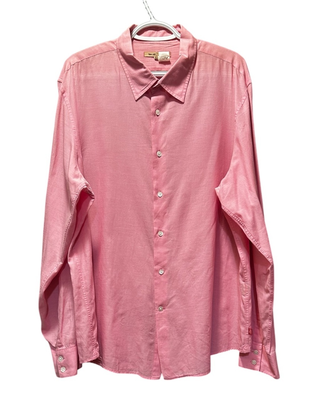 John Varvatos Long-Sleeve Pink Dress Shirt